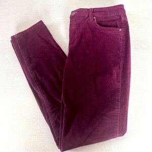 Kut from the Kloth Burgundy Skinny Pants